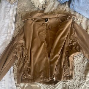 cute windsor cropped jacket